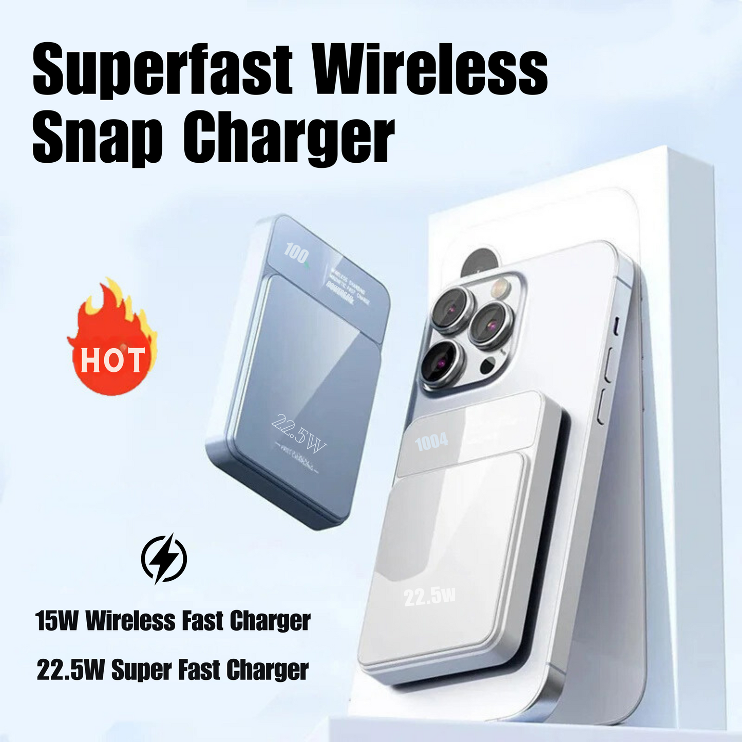 Magnetic Wireless Power Bank